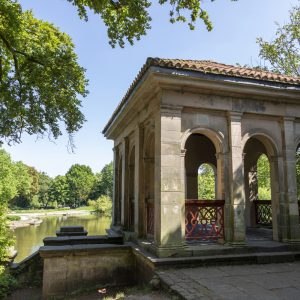 A4 Colour Print, The Boathouse, Birkenhead Park, Wirral