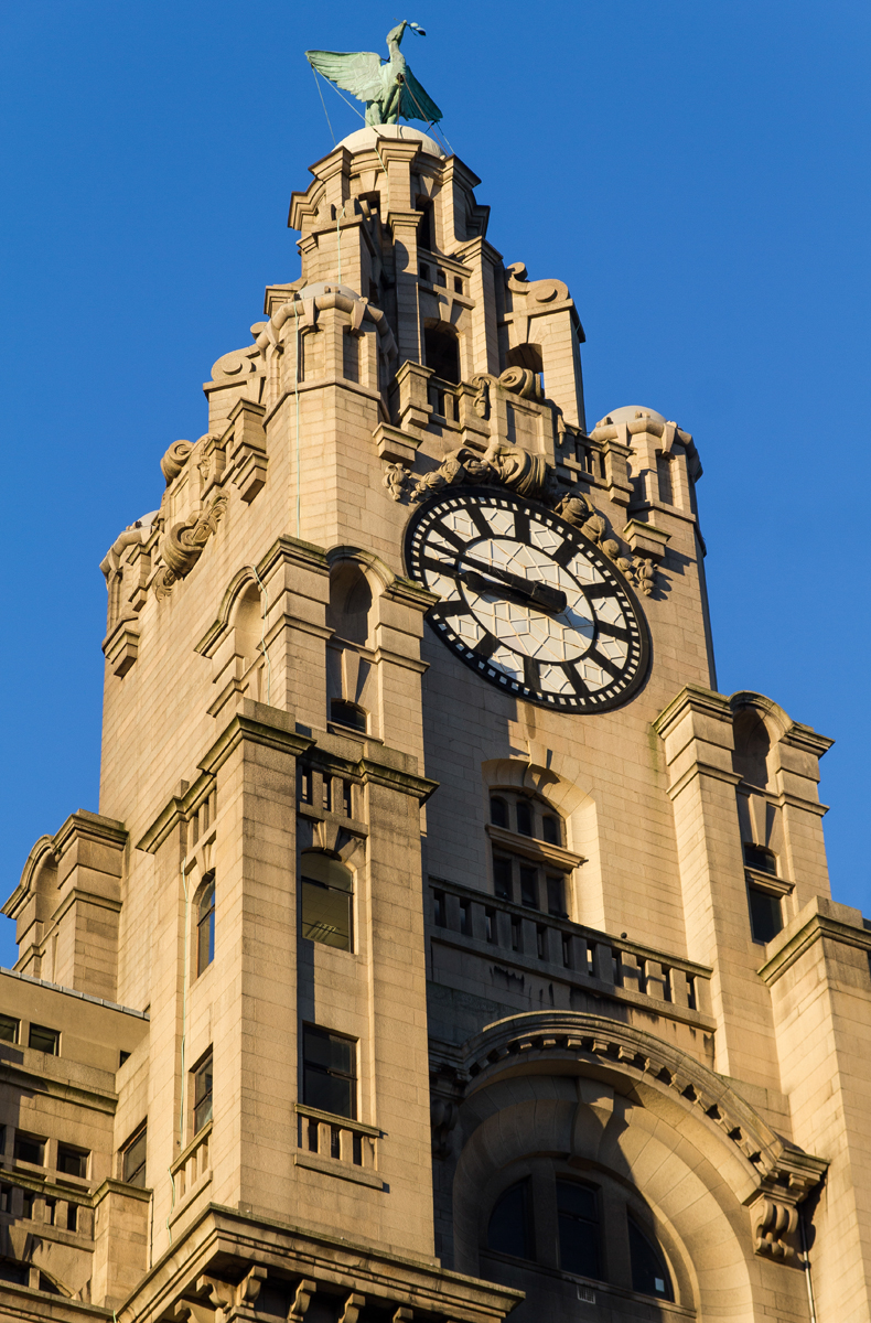 A4 Colour Print, Liver Building, Liverpool