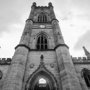 A4 B&W Print - St Luke's Church, Liverpool