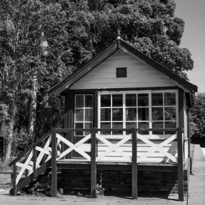 A4 B&W Print, Hadlow Road Station, Willaston, Wirral