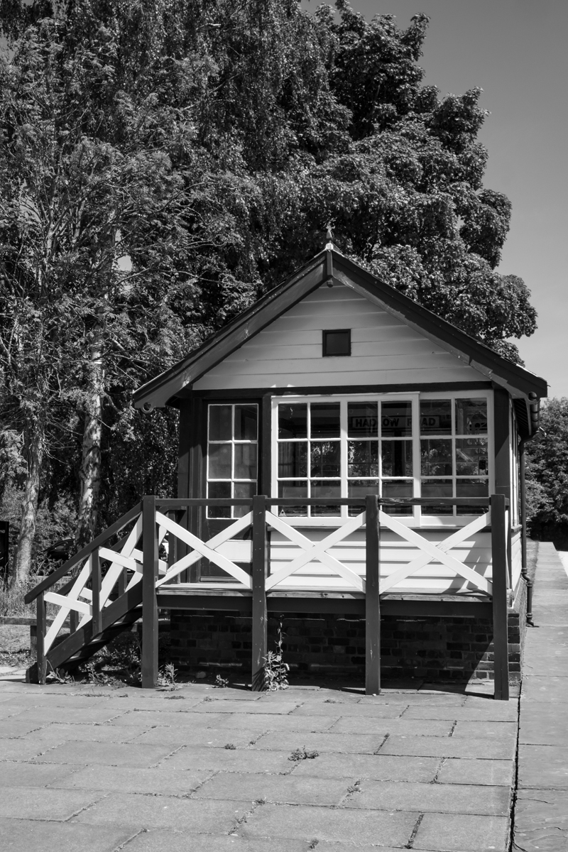A4 B&W Print, Hadlow Road Station, Willaston, Wirral