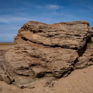 A4 Colour Print, Red Rocks, Hoylake Wirral