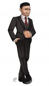 Digital image of Graeme, created by Rebecca Ireland