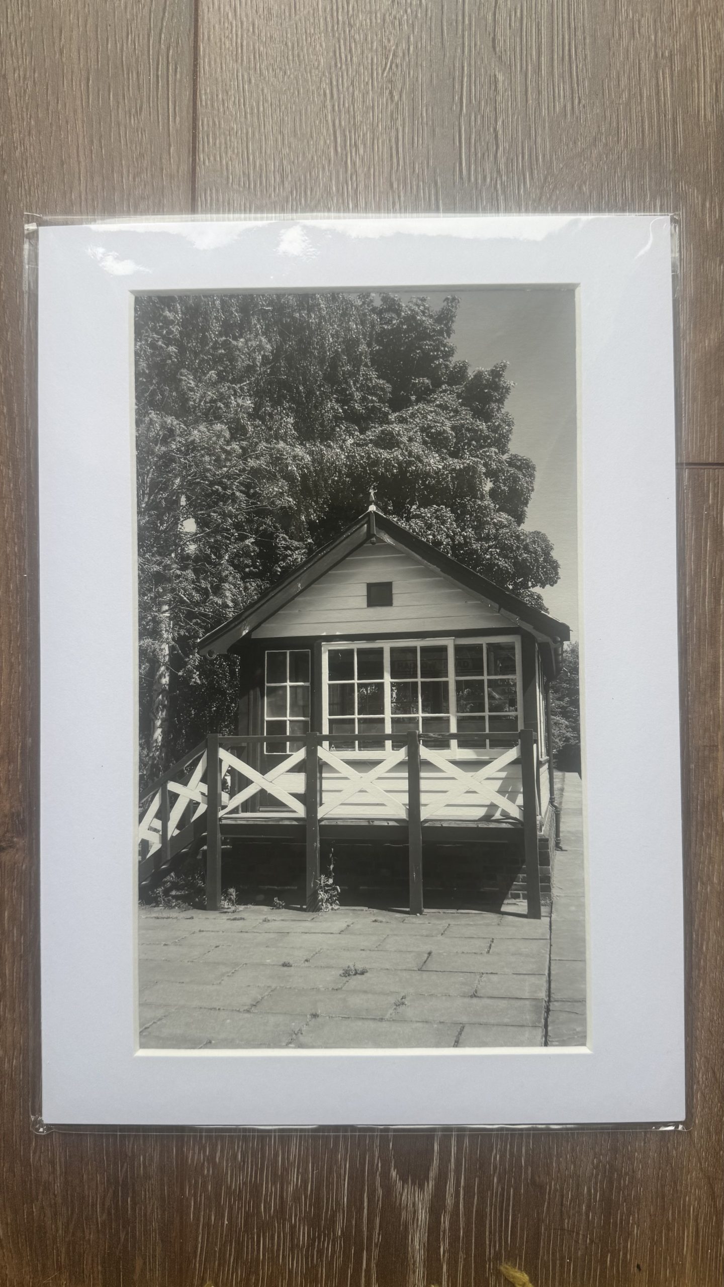 A4 B&W Print, Hadlow Road Station, Willaston, Wirral - Image 2